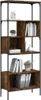 vidaXL Knihovna 5 polic kouřový dub 76x33x188,5 cm materiál Náhled obrázku produktu 4