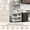 COSTWAY Mobiletto da cucina a 6 livelli, mobile buffet con Anteprima dell’immagine prodotto 7