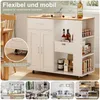 UnboxG Isola mobile da cucina con piano di lavoro in rovere Anteprima dell’immagine prodotto 6