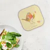 Mr. & Mrs. Panda Untersetzer für Gläser Rotkehlchen Federn Produktbild-Vorschau 2