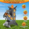 Prenosný raketový ohrievač s grilovací platňou, vonkajší Náhľad obrázku produktu 3