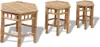 vidaXL Tabouret de jardin 3 pcs. Bambou Voir les images du produit 5
