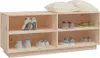 Schuhregal 110x34x45 cm Massivholz Kiefer Produktbild-Vorschau 4