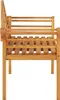 A side view of a wooden garden bench. Náhled obrázku produktu