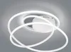 LED Deckenleuchte BOLOGNA Metall Weiß Ø 50cm Produktbild-Vorschau 1