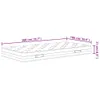 Design Matratze Bonnell-Federkern Mittel 100x200 cm, Produktbild-Vorschau 7