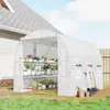 Szklarnia Outsunny, ok. 2,7 x 2 x 2 m, szklarnia foliowa z Podgląd zdjęcia produktu 2
