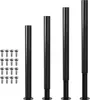Jayseuw 4X Pieds de meubles 70-110cm Extensible（Noir） Pieds Voir les images du produit 9