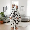 Onesie Kigurumi Pyjamas Kuh Verkleidung Kostüm S: 145 - Produktbild-Vorschau 2