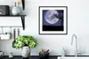 MuchoWow® Gerahmtes Poster Mond - Baum - Schwarz 40x40 cm - Produktbild-Vorschau 4