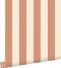 ESTAhome Tapete Streifenmuster Rosa und Beige 50 x 900 cm Produktbild-Vorschau 1