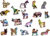 WOODEN CITY Puzzle en bois Amazing Animal Kingdom 2 en 1, Voir les images du produit 7