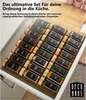 sada 2 bambusových třípatrových organizérů do zásuvek s 24 Náhled obrázku produktu 6