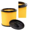 A vacuum cleaner filter and its lid are shown against a white background. Produktbild-Vorschau