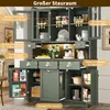 Armoire de cuisine avec éclairage LED intégré, 180 x 120 cm Voir les images du produit 5
