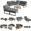 Merax L-Form Gartenmöbel Set 7 Personen, Wetterfeste Produktbild-Vorschau 13