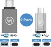 A product collage showing two USB adapters and port diagrams. Produktbild-Vorschau