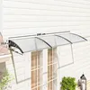 Outsunny stříška na vchodové dveře, stříška 90 x 295 cm, Náhled obrázku produktu 3