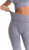 Damen Leggings Sportlich Hohe Taille Blickdicht Flexibel Produktbild-Vorschau 2