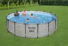 Bestway Steel Pro 5619E, Gerahmter Pool, Leiter, Grau, 67,4 Produktbild-Vorschau 4