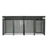 Kondela Voliera pro psa Dogny Typ 6 256x125x100 cm - tmavě Náhled obrázku produktu 3