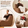 GOPLUS Sitzsack Sessel mit Hocker für Erwachsene, Produktbild-Vorschau 3