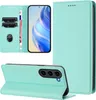 Litchi Leder Handyhülle für Samsung Galaxy S23+ Wallet Produktbild-Vorschau 3