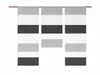 Design Mini Flächenvorhang Set anthrazit grau Produktbild-Vorschau 1