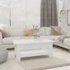vidaXL Konferenční stolek bílý 102x55x42 cm Materiál dřevo Náhled obrázku produktu 2