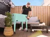 AXI Retro Getränkekühler Minzfarbe | Kühlwagen / Kühler mit Produktbild-Vorschau 3