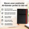 Taschenkalender 2027 A6 Schwarz - 1 Woche 2 Produktbild-Vorschau 2