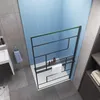 140x200cm 8mm Sicherheitsglas schwarz Walk in Dusche Produktbild-Vorschau 2