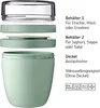 Mepal | Lunchpot Ellipse Mixed | Campus Red + Nordic Black Produktbild-Vorschau 2