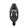 A black bicycle front light with green and blue indicator lights. Náhled obrázku produktu