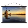 MuchoWow® Textilposter Mühle - Wasser - Horizont 90x60 cm Produktbild-Vorschau 1
