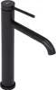 A black high-rise basin faucet. Podgląd zdjęcia produktu