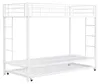 Metall-Etagenbett 90x200 cm mit Ausziehbett Kinderbett Produktbild-Vorschau 8