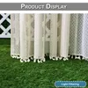 Vorhang Boho Halbtransparent Voile Vintage Creme mit Quaste Produktbild-Vorschau 5