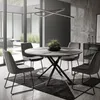 ML-Design Esstisch ausziehbar rund 100-140 cm Grau meliert Produktbild-Vorschau 10