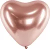 50 Stk. Herz Luftballon Ø30cm "Glossy" | Rosegold Produktbild-Vorschau 1