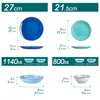 Service de table en faïence, 48 pièces service combiné, set Voir les images du produit 2