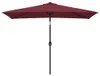 vidaXL Slunečník s kovovou tyčí 300x200 cm Bordeaux červená Náhled obrázku produktu 1