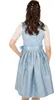 MarJo Trachten Dirndl "Neubiberg" 919765 | Babyblau 65cm Produktbild-Vorschau 11