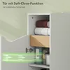 Badezimmerschrank klein, Badschrank schmal, stehend, mit Produktbild-Vorschau 4
