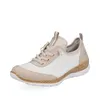 Rieker Schnürhalbschuhe in weiss/weiss kombi, Gr. 42 Produktbild-Vorschau 13