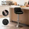 2er Set Barhocker Höhenverstellbar Drehbar Barstuhl Küche Produktbild-Vorschau 6