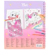 Depesche Ylvi Malbuch mit Einhorn Pailletten Produktbild-Vorschau 2