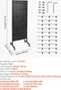 SucceBuy espositore a pioli, 405x600x1670 mm, espositore Anteprima dell’immagine prodotto 7