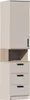 Design Möbel - Kleiderschrank GUSTAVO Eckschrank – Produktbild-Vorschau 4
