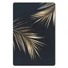 MuchoWow® Mauspad Mousepad Blätter - Pflanzen - Gold - Produktbild-Vorschau 1